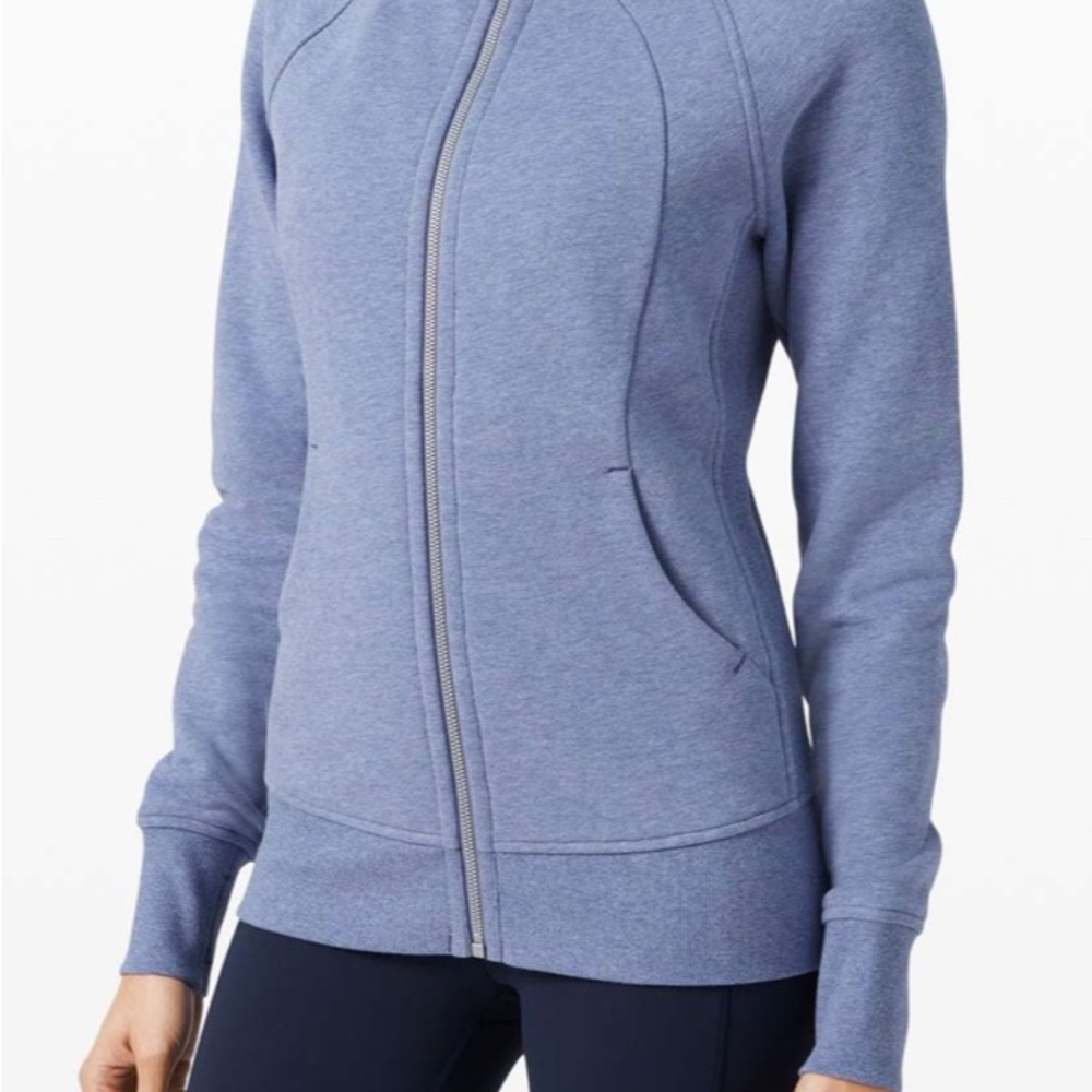 Lululemon Scuba Hoodie *Light Cotton Fleece Heathered Peri Purple size 4